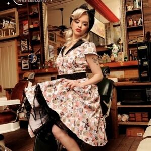 Pinup Girl Couture Colette Squirrel size small